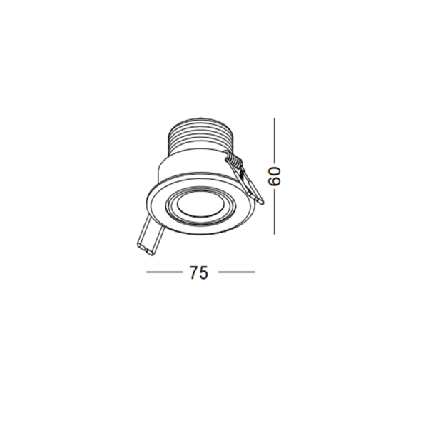 LDC472-6W Led outdoor ceiling light - Image 2