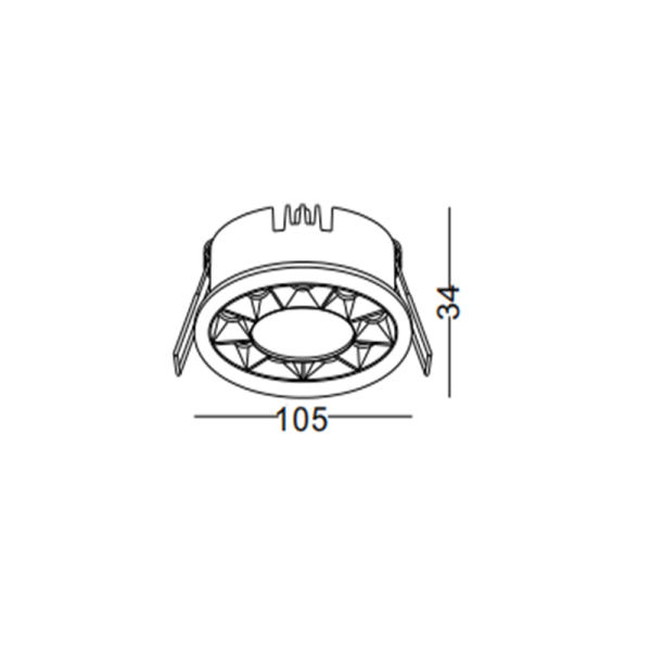 LDC717-10W Modern style led recessed spot light - Image 2