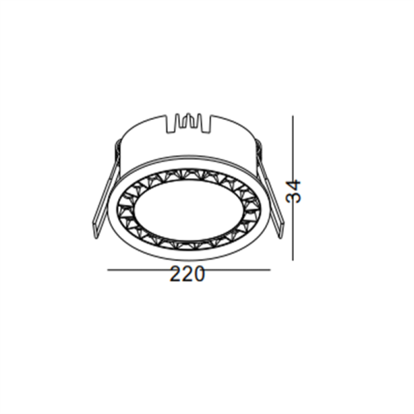 LDC720-20W Modern style led recessed spot light - Image 2