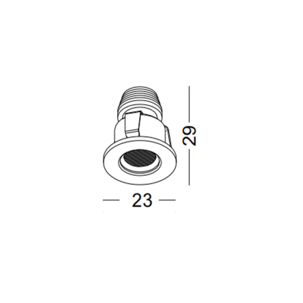 LDC880-CR-1W Modern style led recessed spot light - Image 2