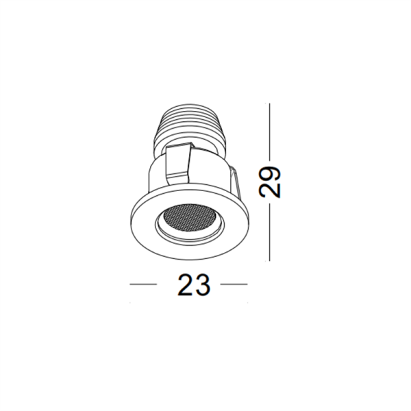 LDC880A-WT-1W Modern style led recessed spot light - Image 2