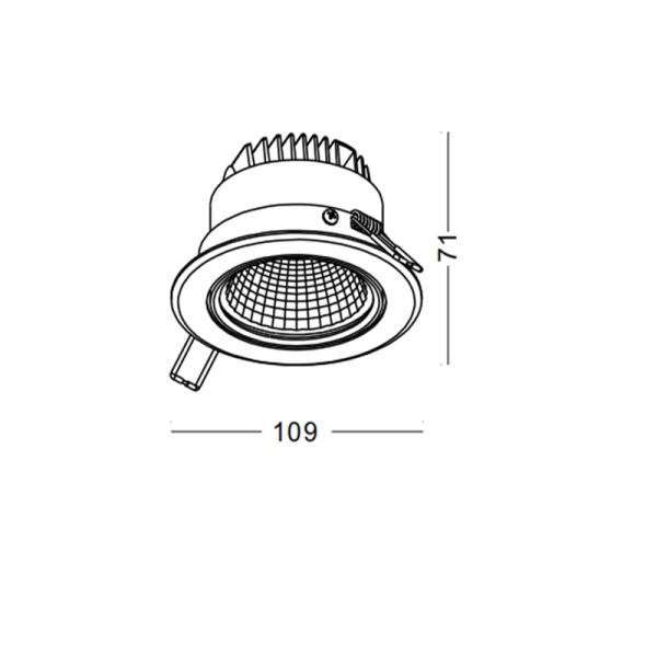 LDC927-SL-COB 9W economic Led spot light led ceiling light - Image 2