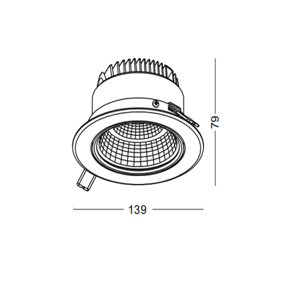 LDC928-SL-COB 12W economic Led spot light led ceiling light - Image 2