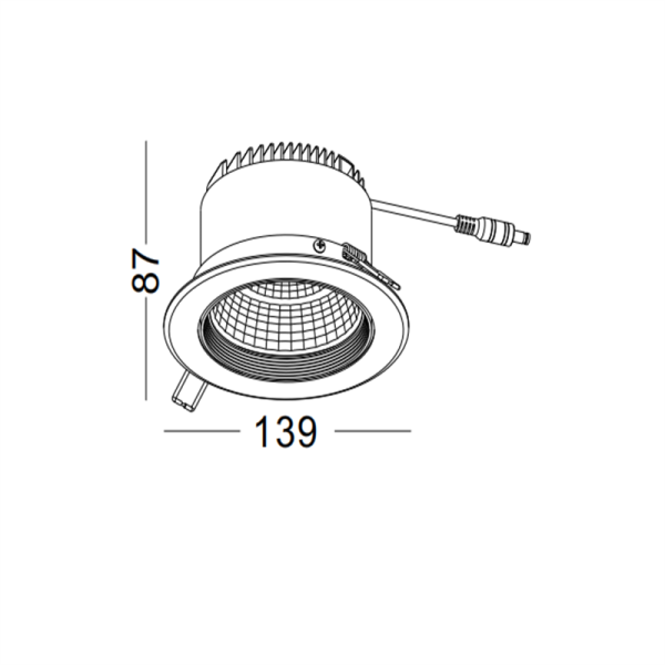 LDC928A-SL-COB 12W economic Led spot light led ceiling light - Image 2