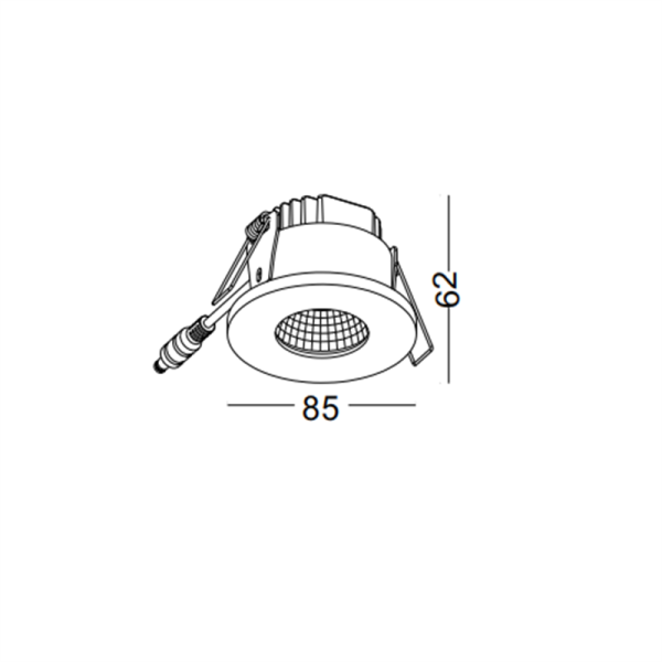LDC978A-5W Cob led recessed spot light - Image 3