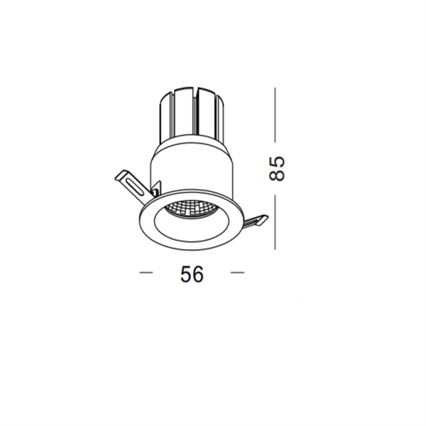 LDC992-GD-5W Cob led recessed spot light - Image 2