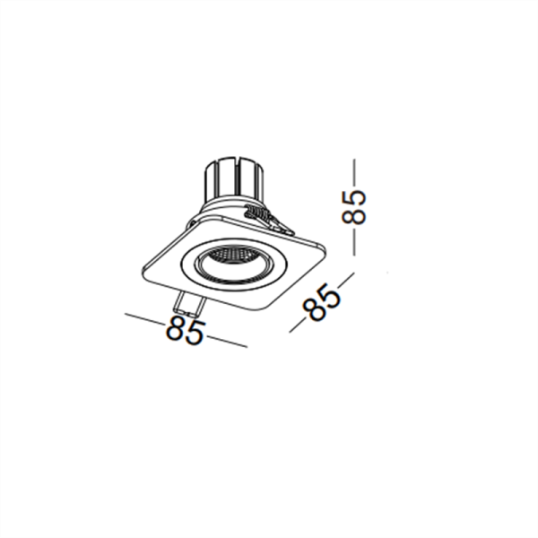 LDC994-SL-5W Cob led recessed spot light - Image 2