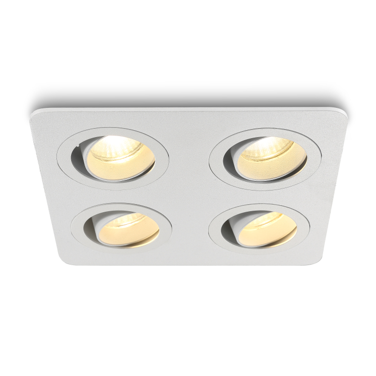 LDC997-WT-4*6W Square led recessed spot light