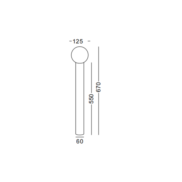 LFL039-6W Modern style led outdoor garden light - Image 3