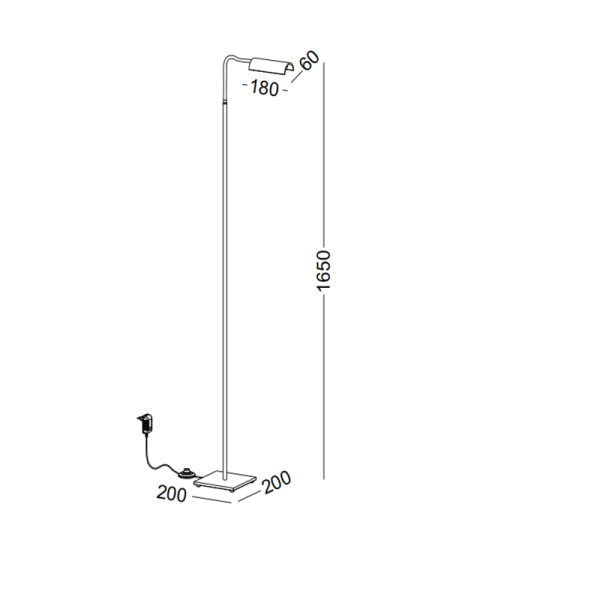 LFL052-BK-6W Led floor light - Image 2
