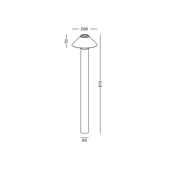 LFL074-6W Modern style led outdoor garden light - Image 2