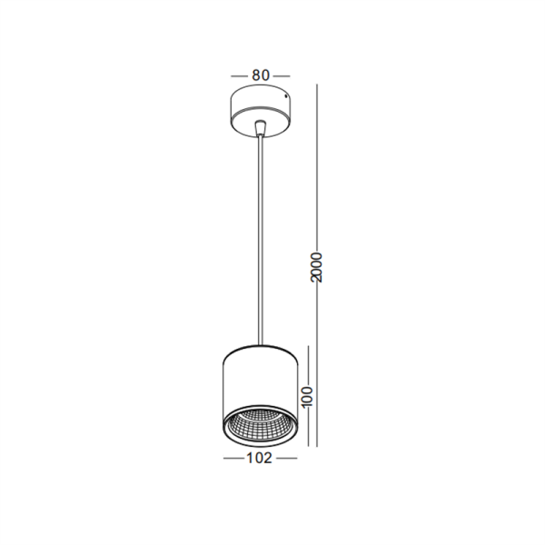 LPL120-12W  Modern style led pendant light - Image 2