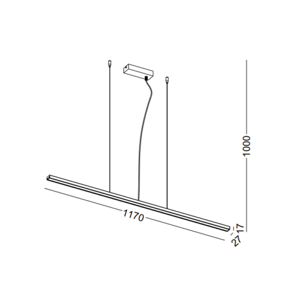 LPL142A-20W Kitchen led pendant light - Image 2