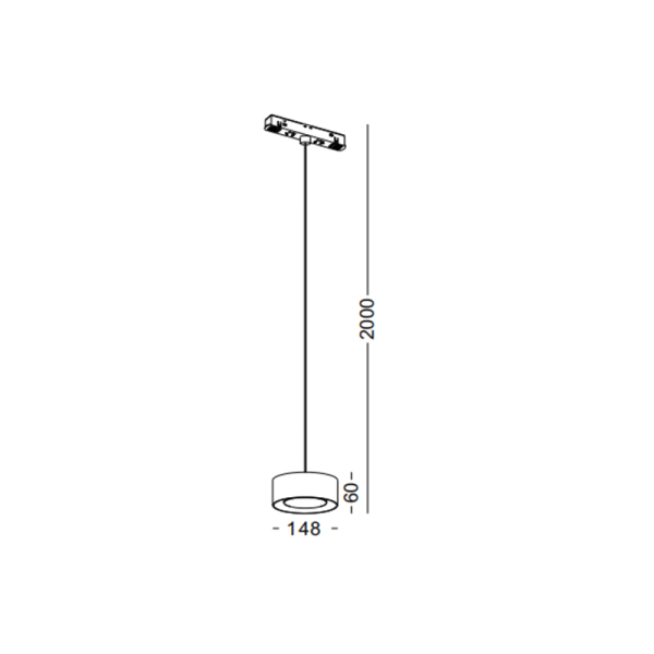 LPL165-MT-6W Modern style led track light - Image 2