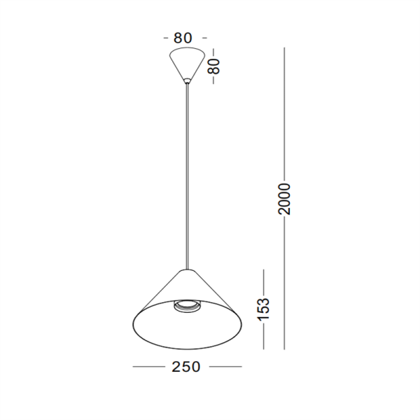 LPL227-BK-5W Kitchen led pendant light - Image 2