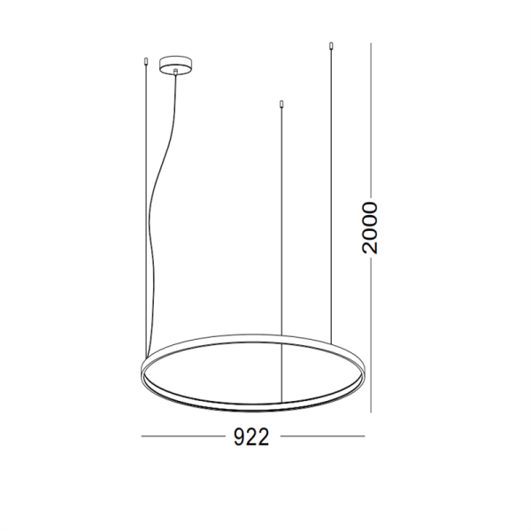 LPL255-The ring series led pendant lamp - Image 2