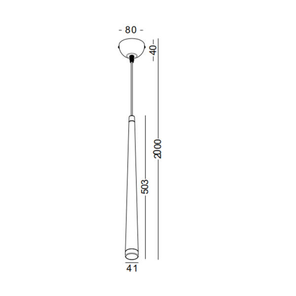 LPL264-CR-5W Modern led pendant light - Image 2