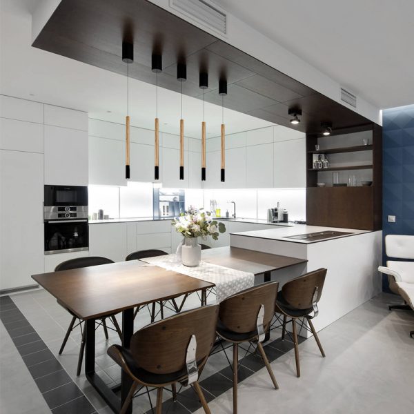 LPL268-BK-3W Bedroom bedside led pendant light - Image 2
