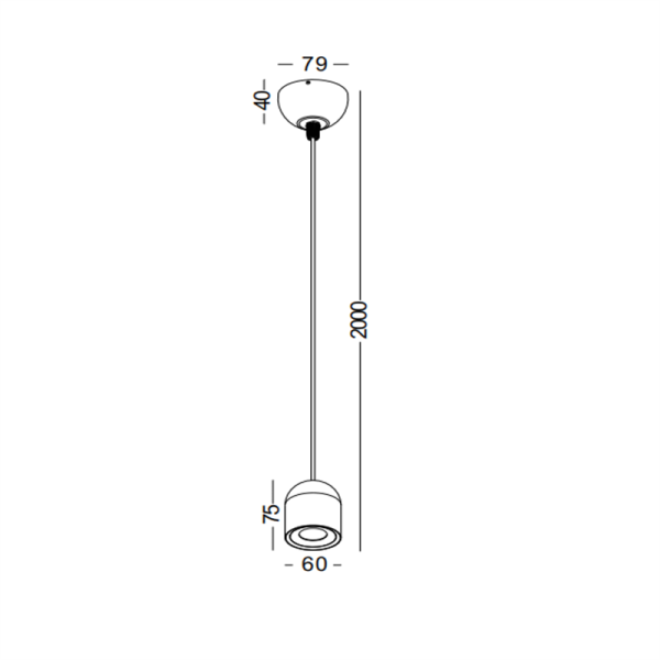 LPL286-WT-5W Bedroom led pendant light - Image 2