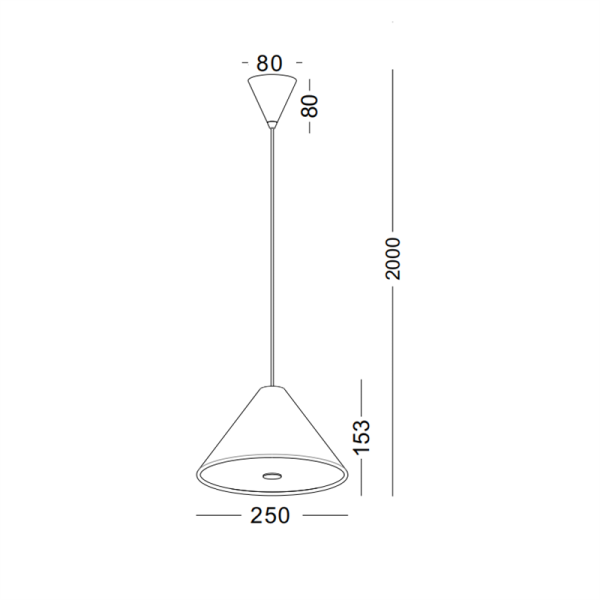 LPL298-BK-10W Kitchen led pendant light - Image 2