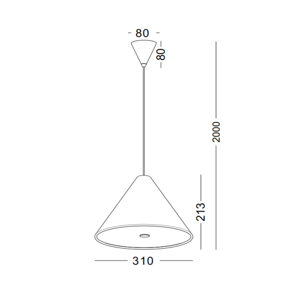 LPL299-WT-16W Kitchen led pendant light - Image 2