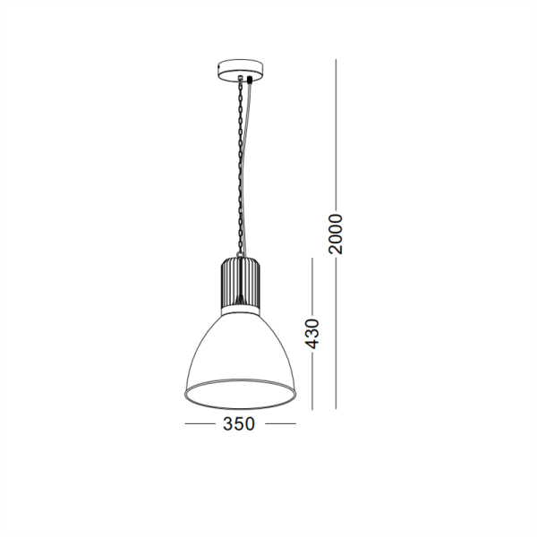 LPL311-BK-24W Modern style led pendant light - Image 2