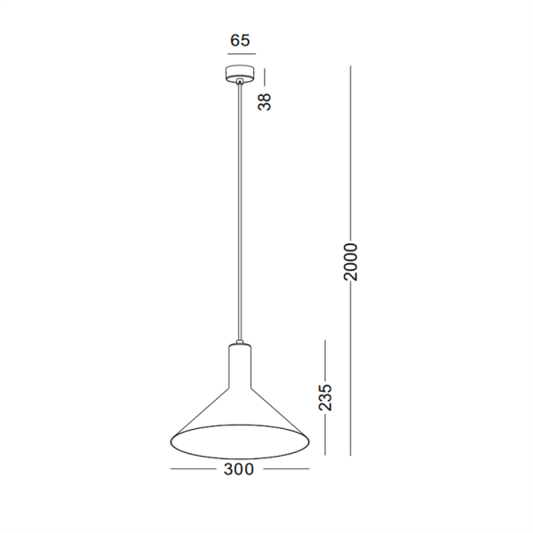 LPL315-WT-E27 led pendant light - Image 2