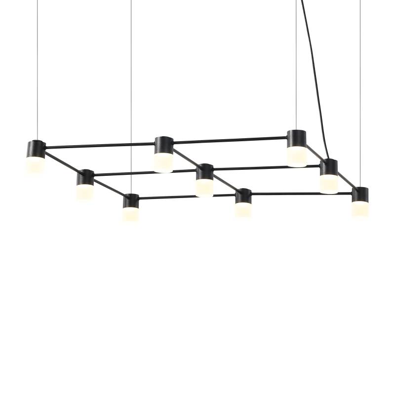 LPL342-BK-9*1W The networks series led pendant light