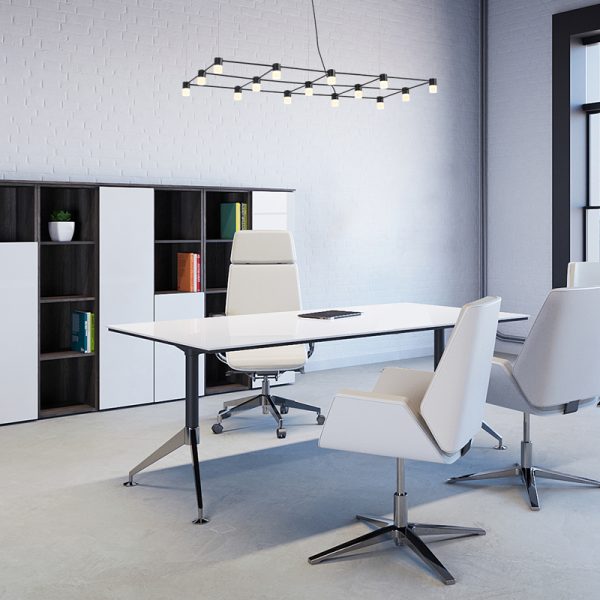 LPL343-BK-15*1W The networks series led pendant light - Image 2