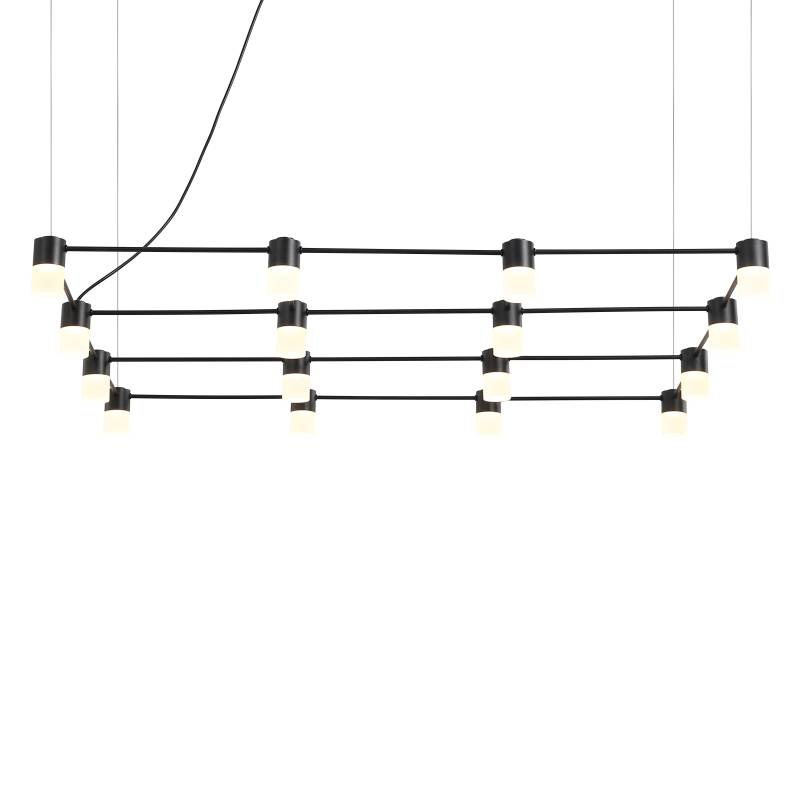 LPL344-BK-16*1W The networks series led pendant light