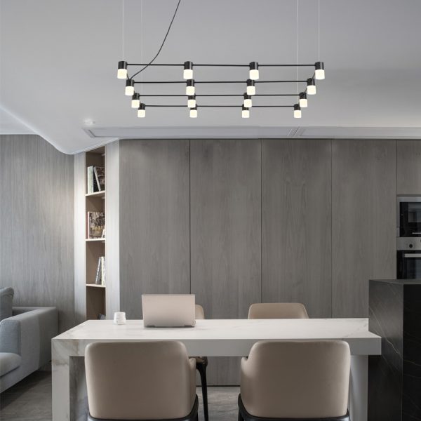 LPL344-BK-16*1W The networks series led pendant light - Image 2