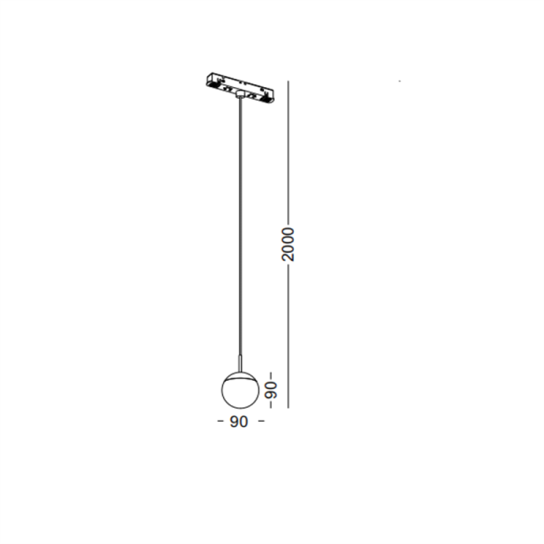 LPL353-MT-4W Modern style led track light - Image 2