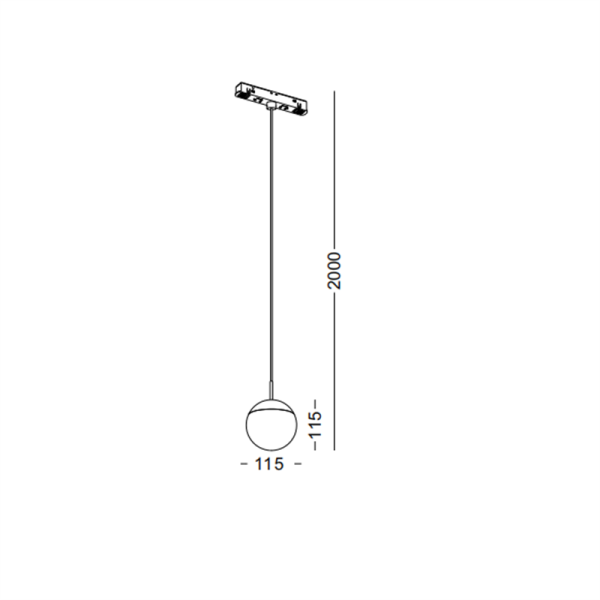 LPL354-MT-6W Modern style led track light - Image 2