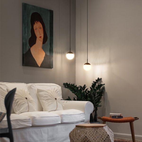 LPL354-BK-6W Bedroom led pendant light - Image 2