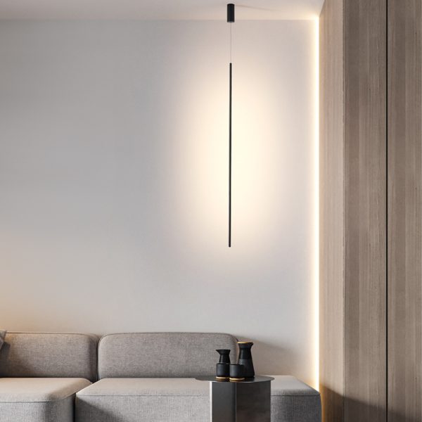 LPL361-BK-18W Linear led pendant light - Image 2