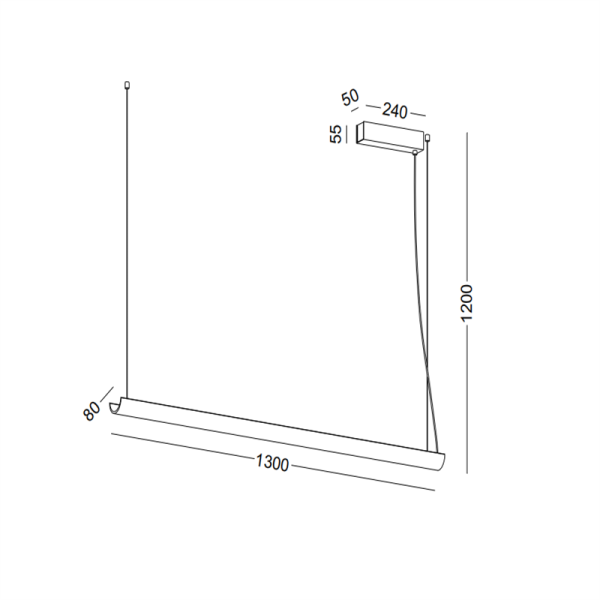 LPL373-WT-17W Kitchen led pendant light - Image 2