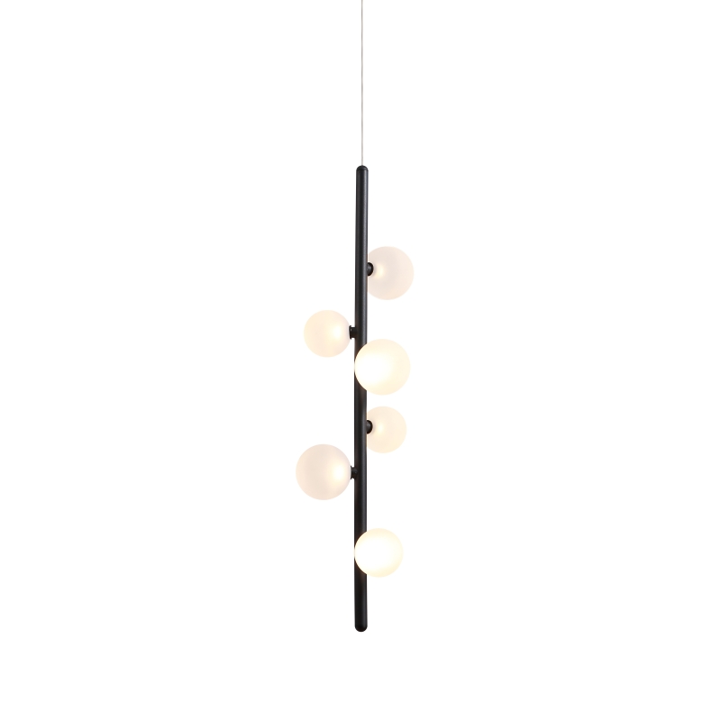 LPL374-BK-6*0.5W Bedroom led pendant light
