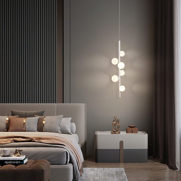 LPL374-WT-6*0.5W Bedroom led pendant light - Image 2