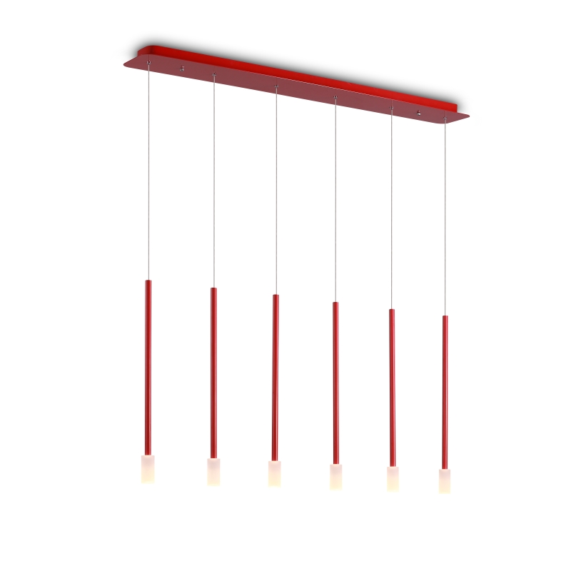 LPL382-RD-6*1W Minimalist led pendant light