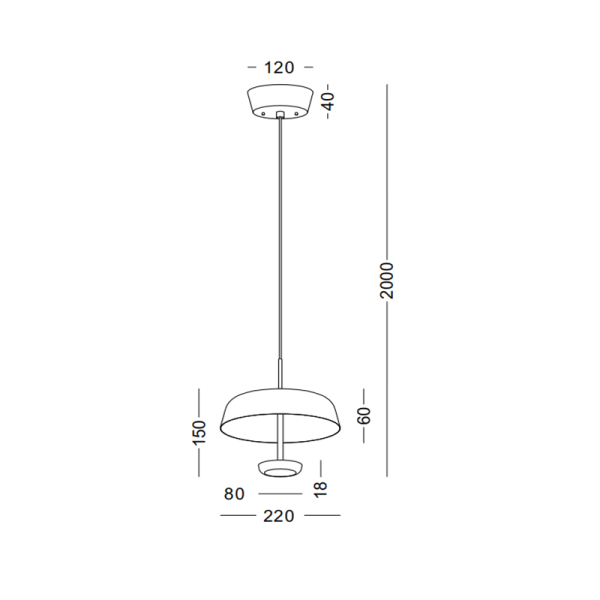 LPL385-WT-6W Kitchen led pendant light - Image 2
