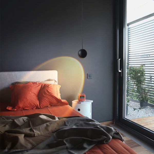 LPL389-BK-5W Bedroom led pendant light - Image 2
