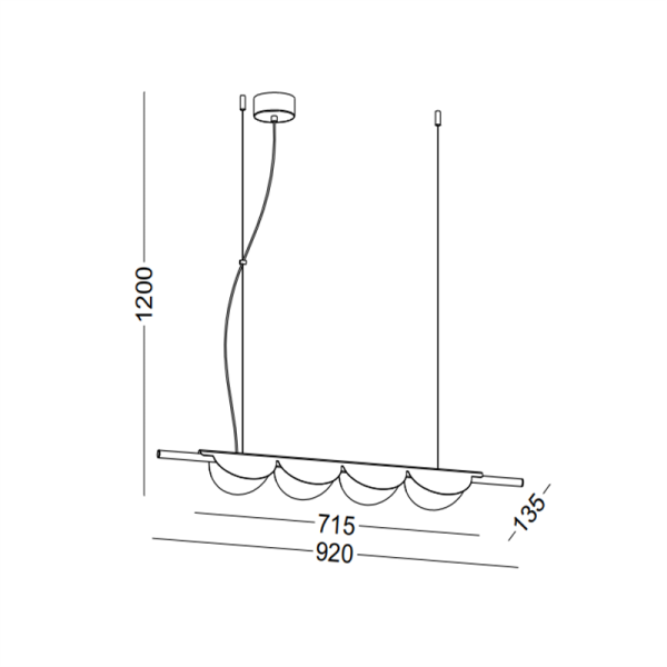 LPL390-BK-9W Kitchen led pendant light - Image 2