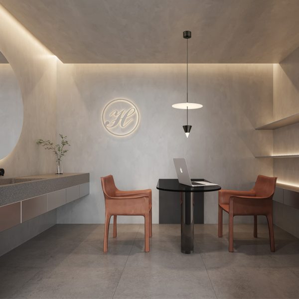 LPL400-BK-4W+1W Modern led pendant light - Image 2