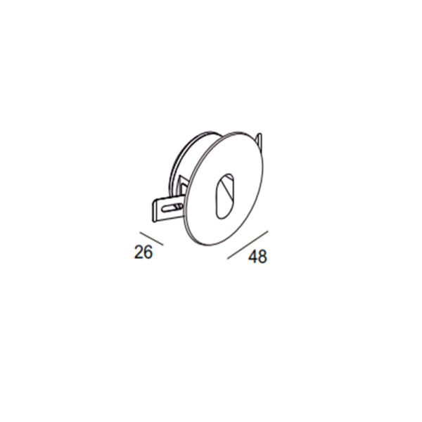 LSL002-1W Round led step light - Image 3