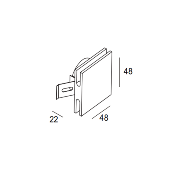 LSL003-1W Square led step light - Image 2