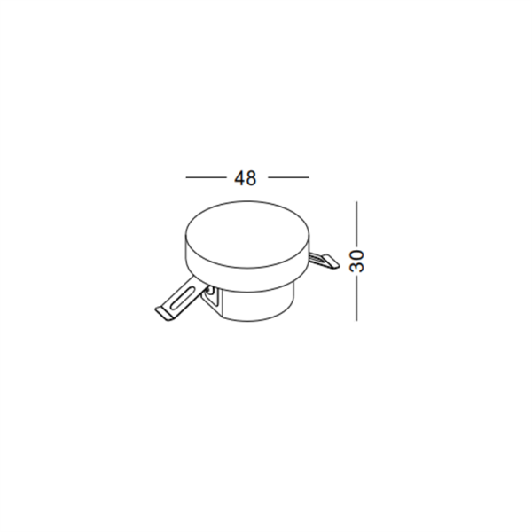 LSL009-1W Round led step light - Image 3