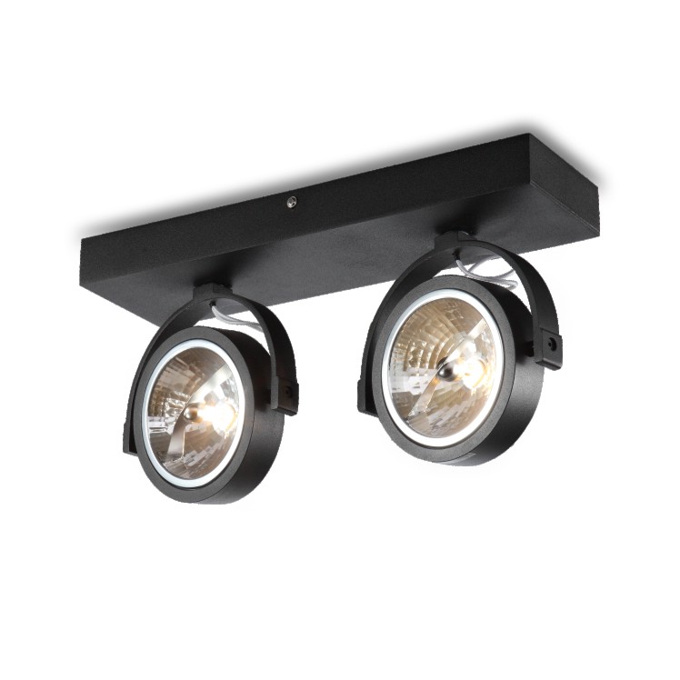 LSP129-BK-2*35W AR111 lamp casing