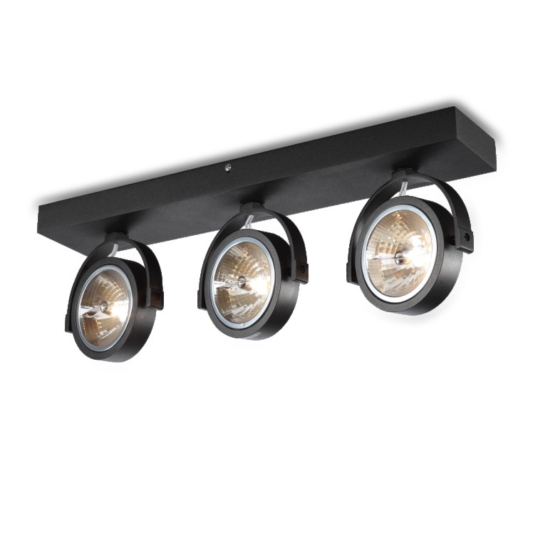 LSP130-BK-3*35W AR111 lamp casing