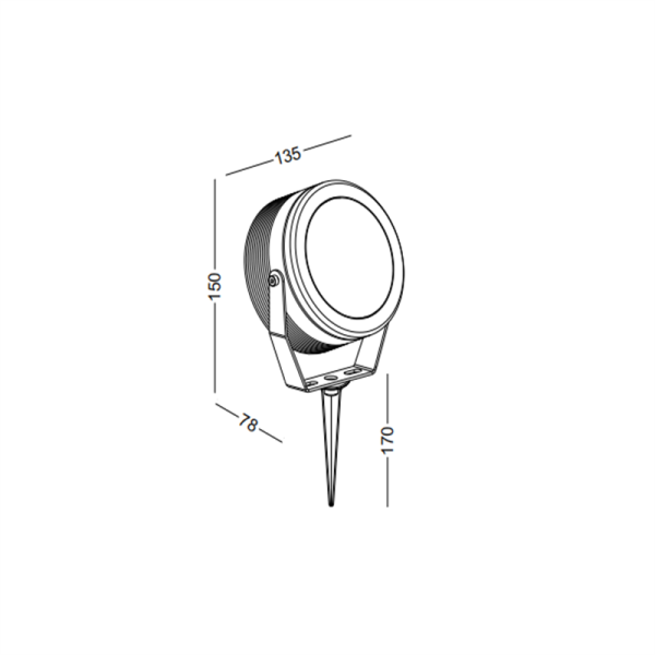 LSP157-12W Led flood light - Image 2