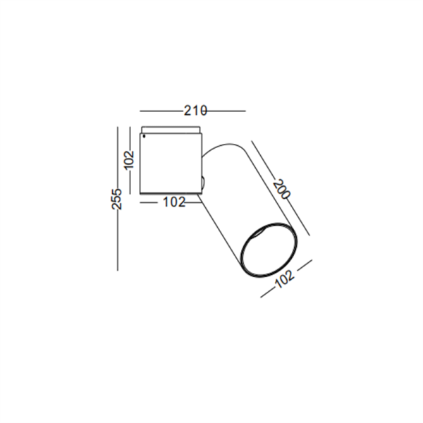 LSP182-WT-COB 12W Led Spot light Surface mount - Image 2